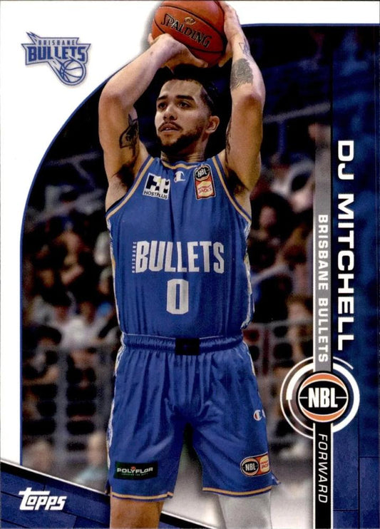 DJ Mitchell #12 Brisbane Bullets | 2023-24 Topps NBL | NBL Trading Card