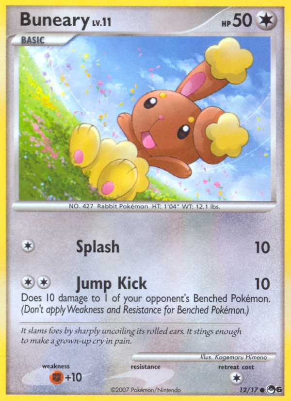 Buneary 12/17 Common | POP Series 6 | Pokemon Card