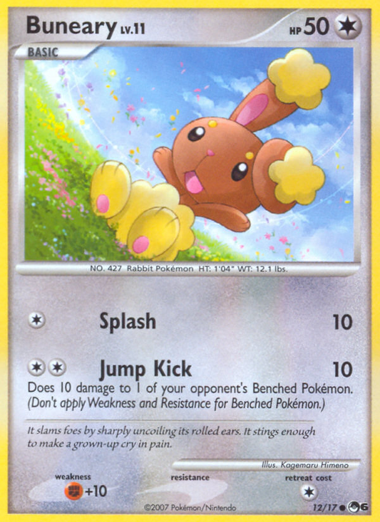 Buneary 12/17 Common | POP Series 6 | Pokemon Card