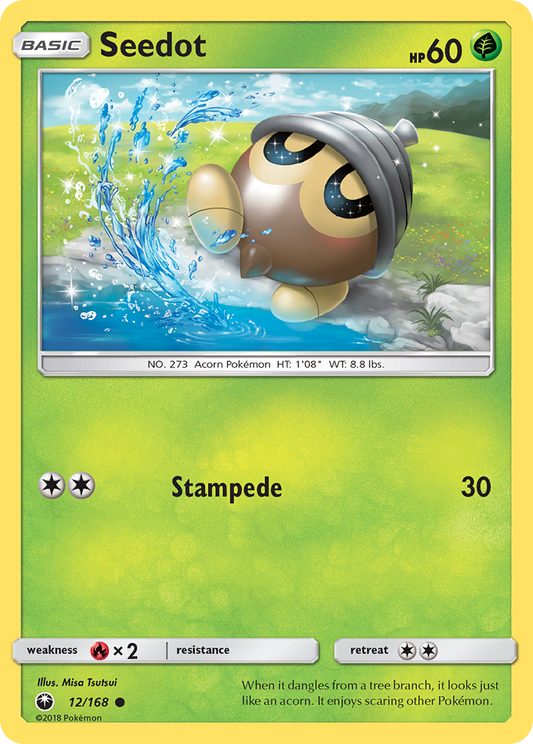 Seedot 12/168 Common | Celestial Storm | Pokemon Card