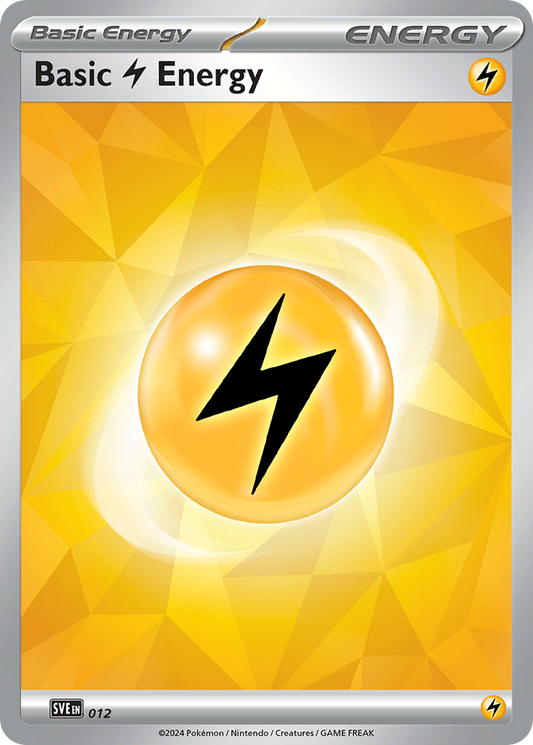Basic Lightning Energy 12/16  | Scarlet & Violet Energies | Pokemon Card