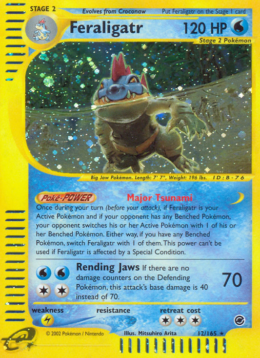 Feraligatr 12/165 Rare Holo | Expedition Base Set | Pokemon Card