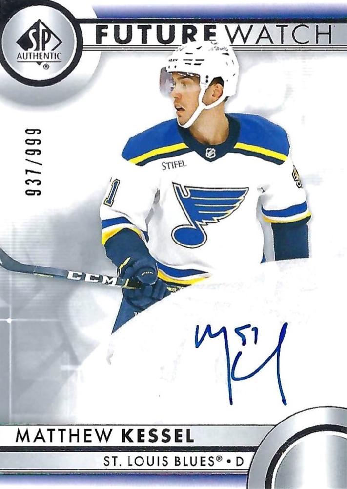Matthew Kessel #130 St. Louis Blues | 2023-24 SP Authentic | NHL Trading Card