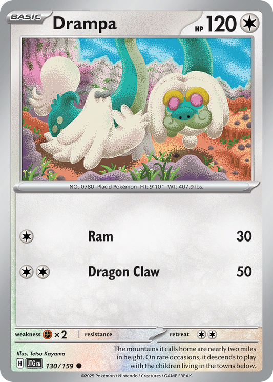 Drampa 130/159 Common | Journey Together | Pokemon Card