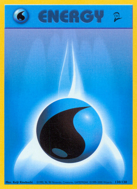 Water Energy 130/130  | Base Set 2 | Pokemon Card