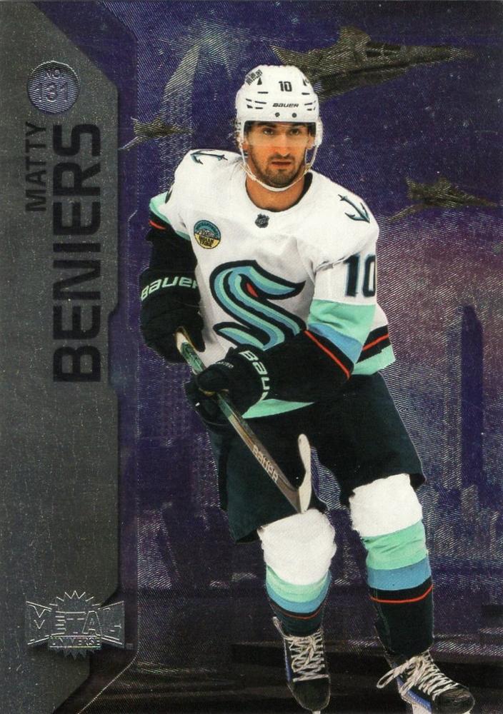 Matty Beniers #131 Seattle Kraken | 2023-24 SkyBox Metal Universe | NHL Trading Card