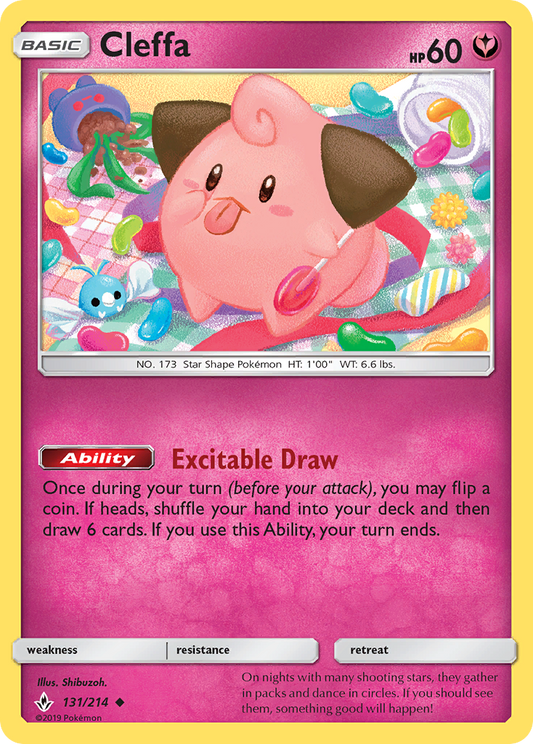 Cleffa 131/214 Uncommon | Unbroken Bonds | Pokemon Card