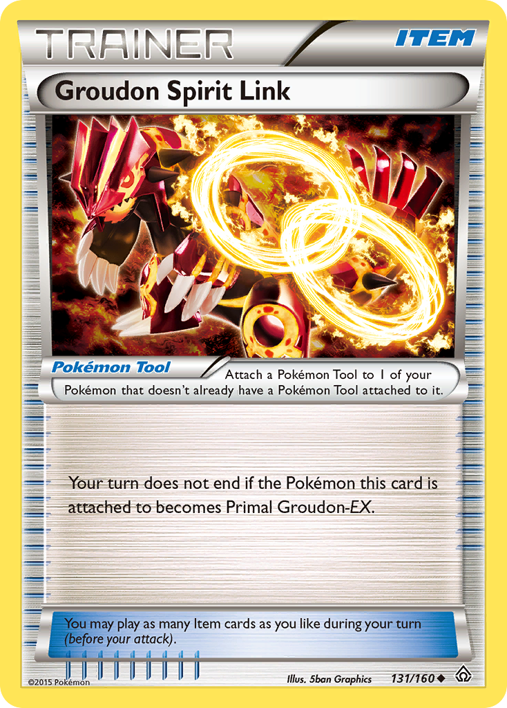 Groudon Spirit Link 131/160 Uncommon | Primal Clash | Pokemon Card