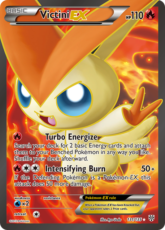 Victini-EX 131/135 Rare Ultra | Plasma Storm | Pokemon Card