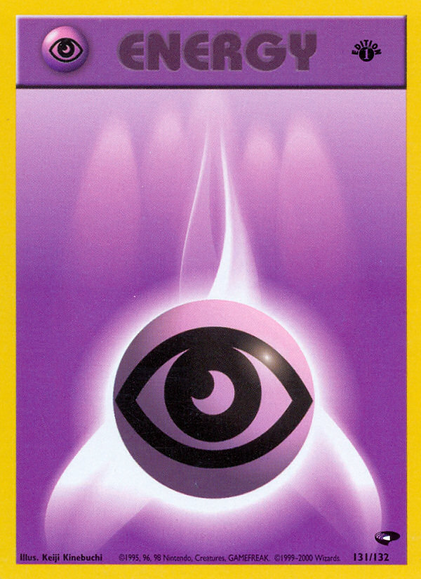 Psychic Energy 131/132  | Gym Challenge | Pokemon Card