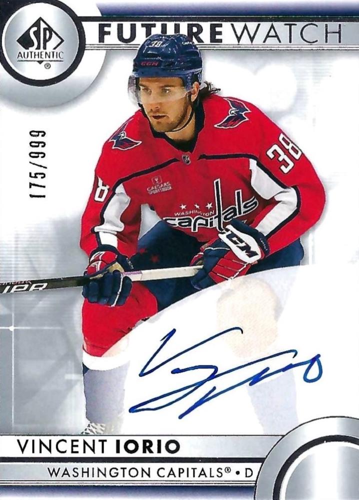 Vincent Iorio #132 Washington Capitals | 2023-24 SP Authentic | NHL Trading Card