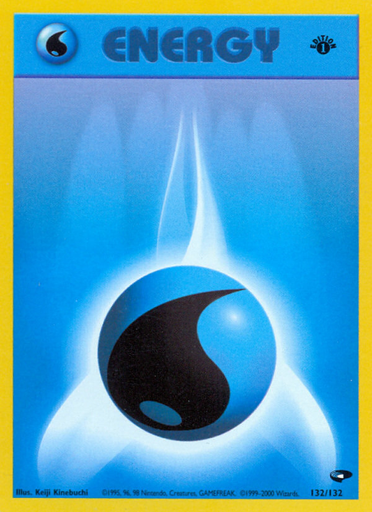 Water Energy 132/132  | Gym Challenge | Pokemon Card