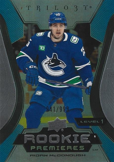 Aidan McDonough #133 Vancouver Canucks | 2023-24 Upper Deck Trilogy | NHL Trading Card