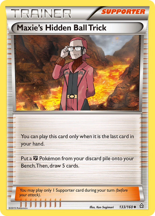 Maxie's Hidden Ball Trick 133/160 Uncommon | Primal Clash | Pokemon Card
