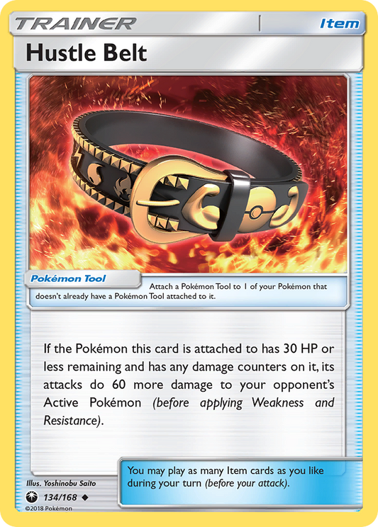 Hustle Belt 134/168 Uncommon | Celestial Storm | Pokemon Card