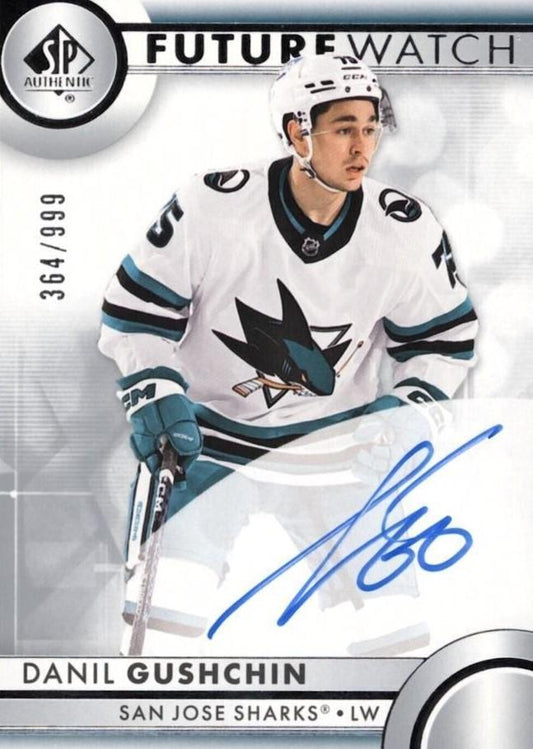 Danil Gushchin #135 San Jose Sharks | 2023-24 SP Authentic | NHL Trading Card