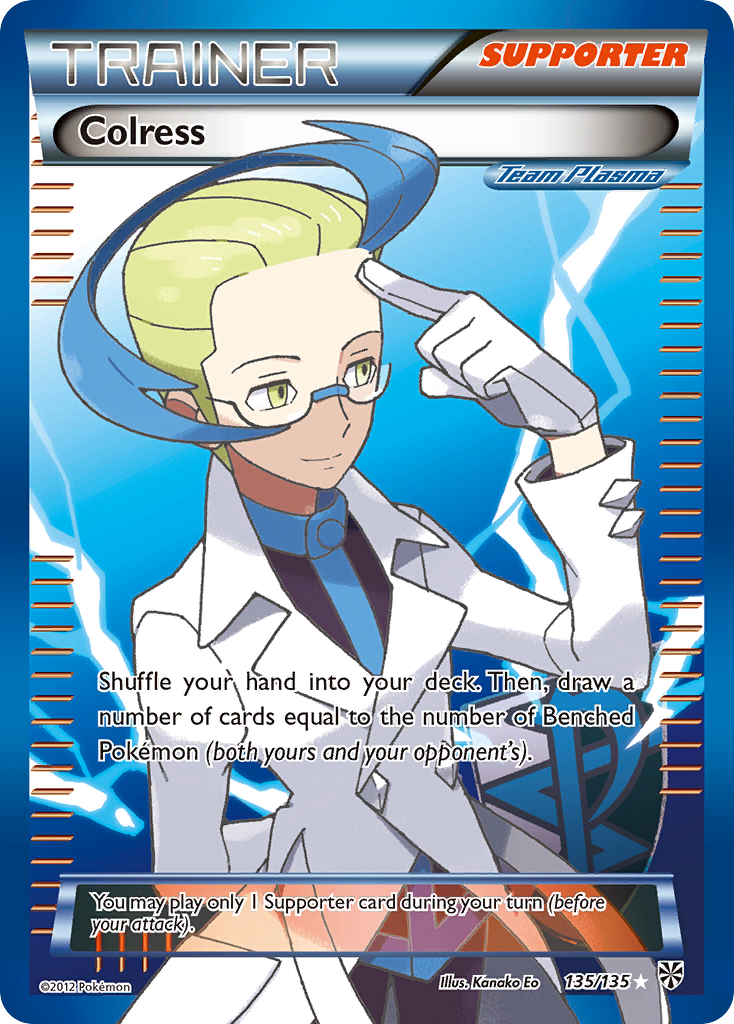 Colress 135/135 Rare Ultra | Plasma Storm | Pokemon Card