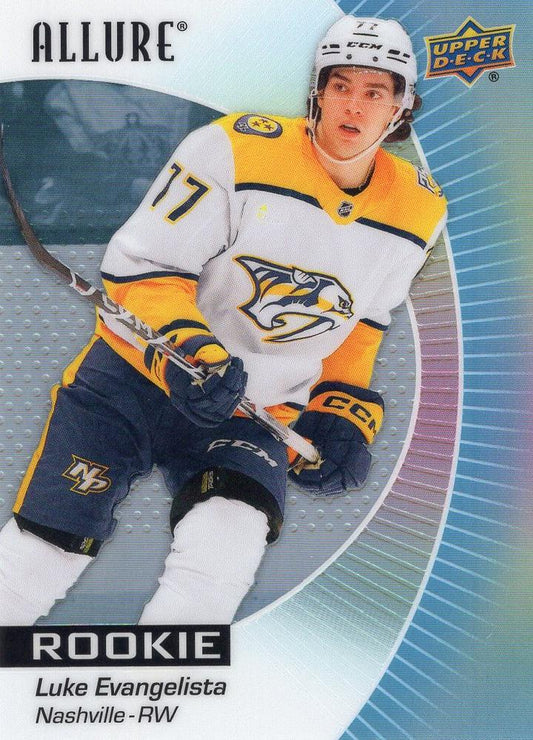 Luke Evangelista #136 Nashville Predators | 2023-24 Upper Deck Allure | NHL Trading Card
