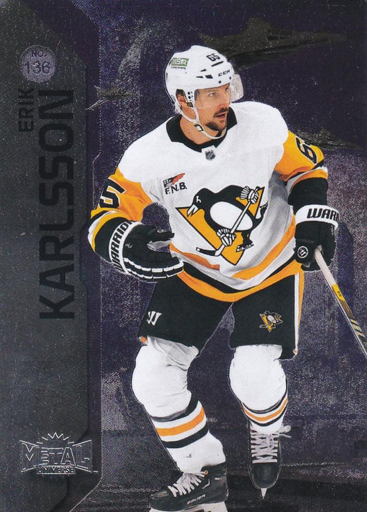 Erik Karlsson #136 Pittsburgh Penguins | 2023-24 SkyBox Metal Universe | NHL Trading Card