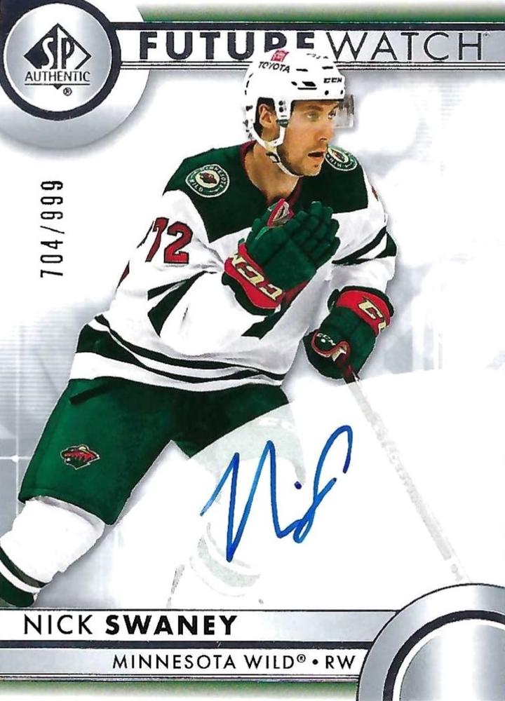 Nick Swaney #136 Minnesota Wild | 2023-24 SP Authentic | NHL Trading Card