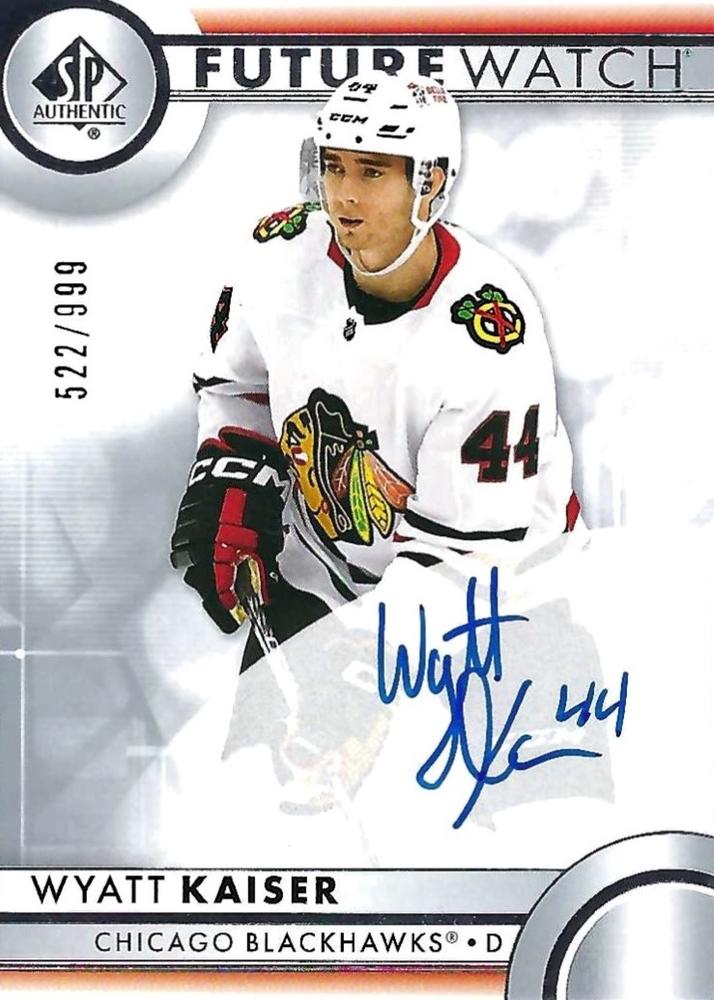 Wyatt Kaiser #137 Chicago Blackhawks | 2023-24 SP Authentic | NHL Trading Card