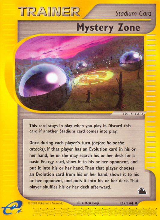 Mystery Zone 137/144 Uncommon | Skyridge | Pokemon Card