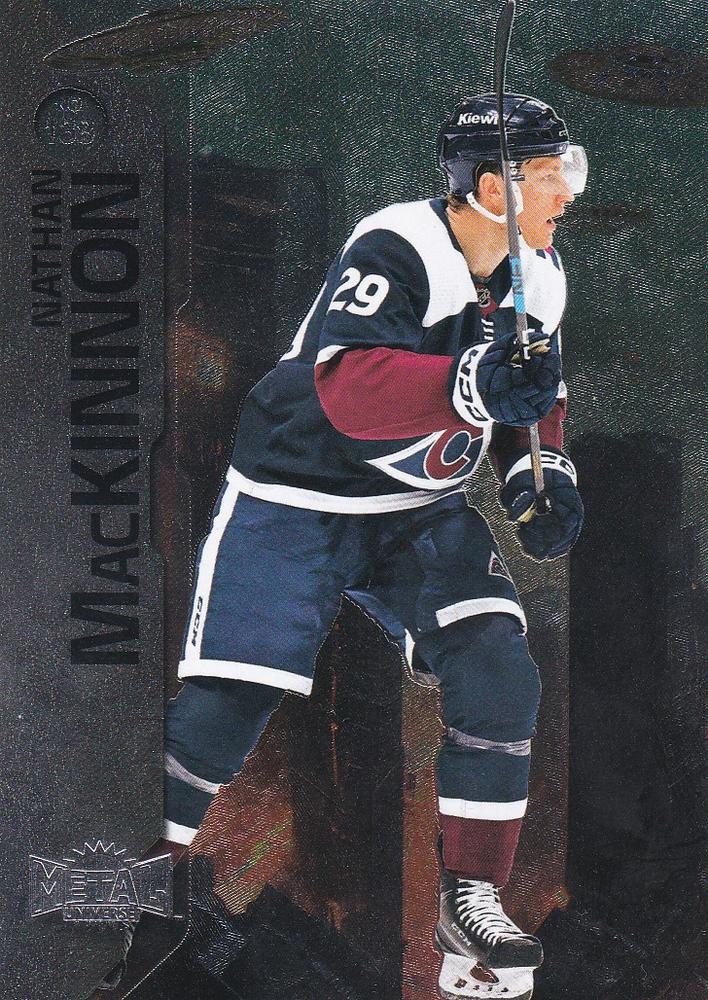 Nathan MacKinnon #138 Colorado Avalanche | 2023-24 SkyBox Metal Universe | NHL Trading Card