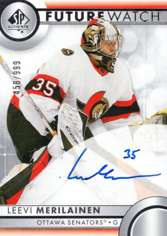 Leevi Merilainen #138 Ottawa Senators | 2023-24 SP Authentic | NHL Trading Card