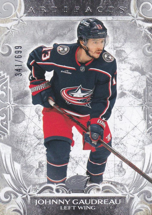 Johnny Gaudreau #138 Columbus Blue Jackets | 2024-25 Upper Deck Artifacts | NHL Trading Card