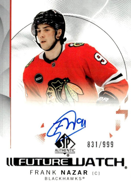 Frank Nazar #138 Chicago Blackhawks | 2024-25 SP Authentic | NHL Trading Card