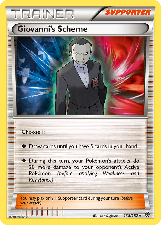 Giovanni's Scheme 138/162 Uncommon | BREAKthrough | Pokemon Card