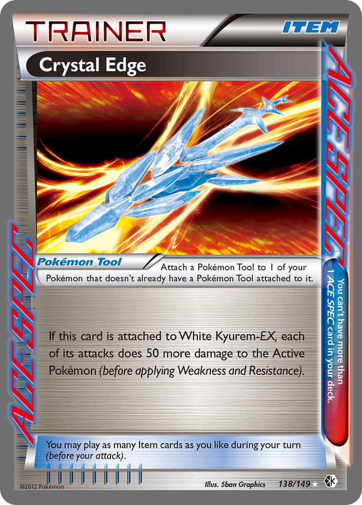 Crystal Edge 138/149 Rare ACE | Boundaries Crossed | Pokemon Card