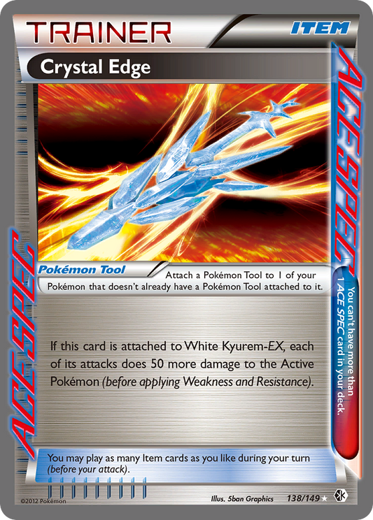 Crystal Edge 138/149 Rare ACE | Boundaries Crossed | Pokemon Card