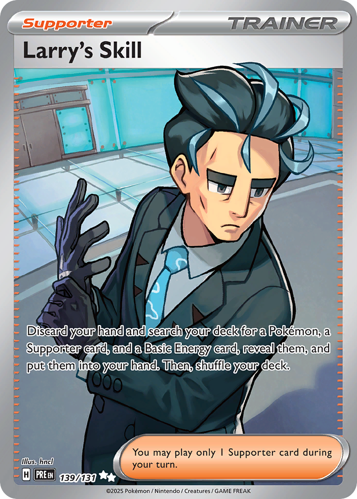 Larry's Skill 139/131 Ultra Rare | Prismatic Evolutions | Pokemon Card