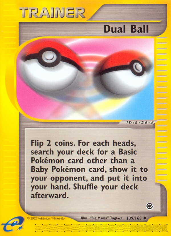Dual Ball 139/165 Uncommon | Expedition Base Set | Pokemon Card