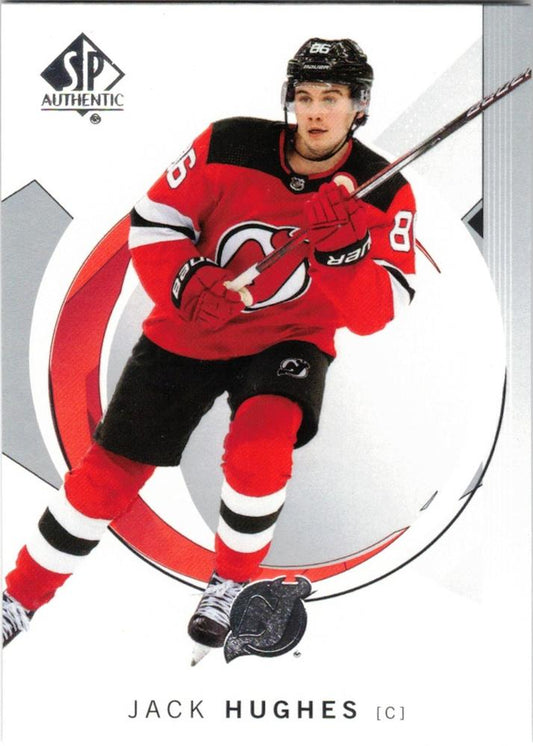 Jack Hughes #13 New Jersey Devils | 2024-25 SP Authentic | NHL Trading Card