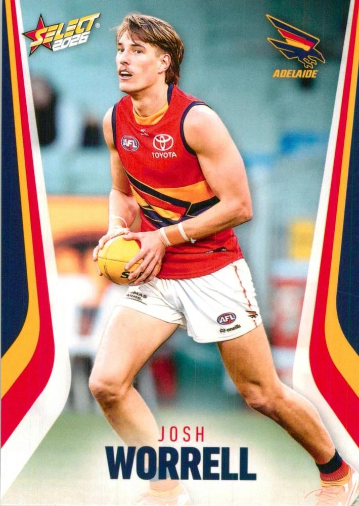 Josh Worrell #13 Adelaide Crows | 2026 Select AFL Footy Stars | Trading Card