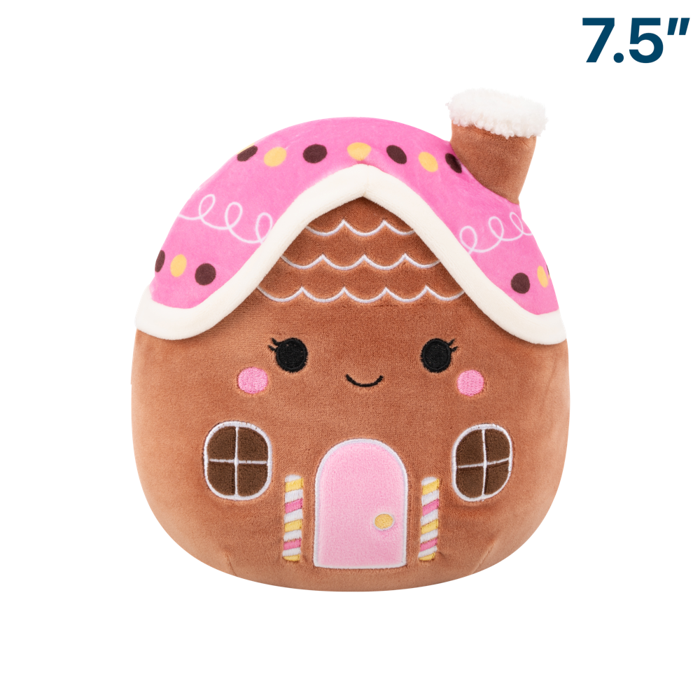 Minna the Gingerbread House ~ 7.5" Holiday 2025 Squishmallow Plush