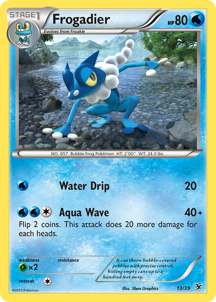 Frogadier 13/39  | Kalos Starter Set | Pokemon Card