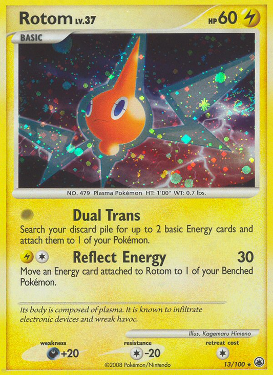 Rotom 13/100 Rare Holo | Majestic Dawn | Pokemon Card