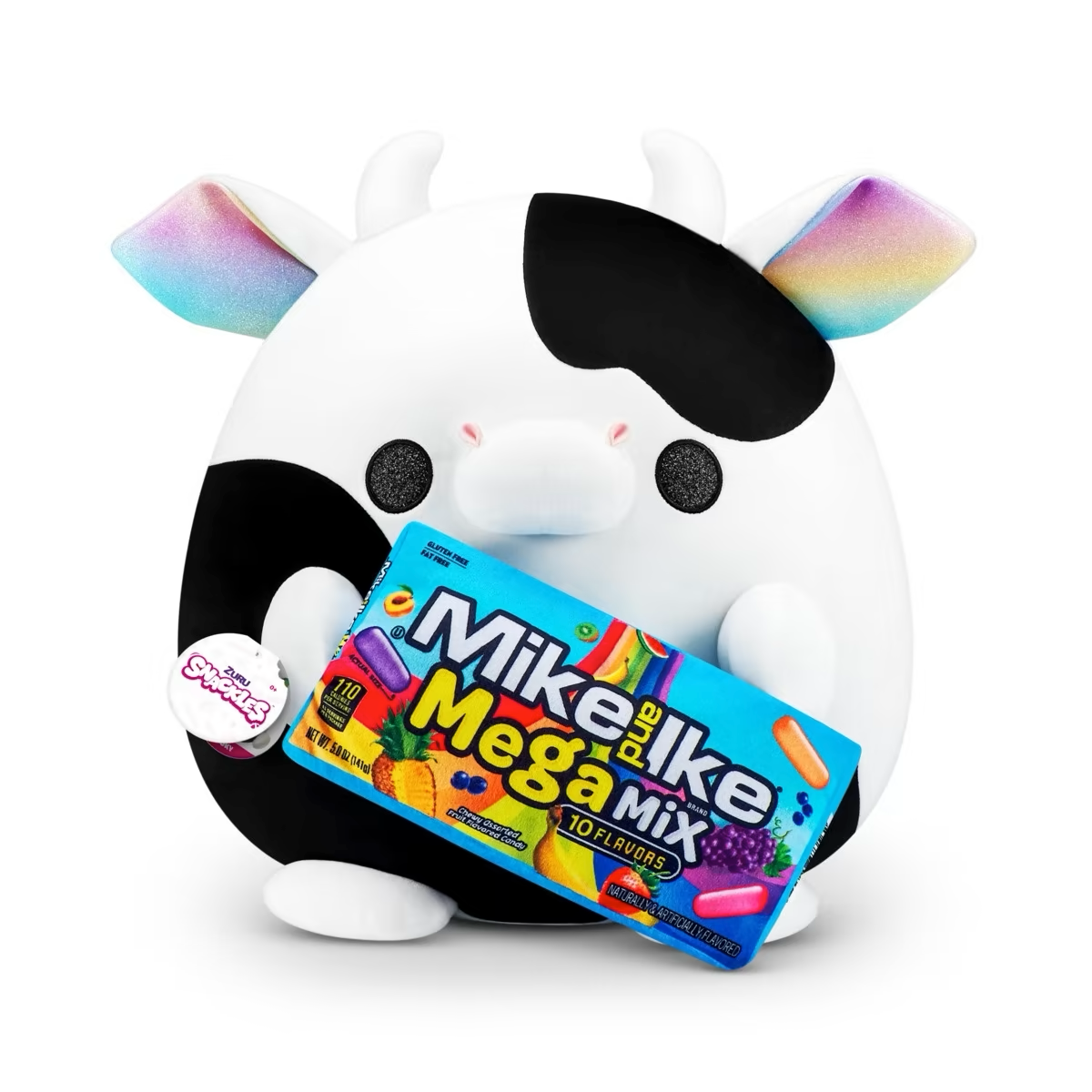 Mike and Ike Cow ~ Zuru Snackles Plush Super Size 14" ~ IN STOCK
