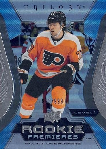 Elliot Desnoyers #141 Philadelphia Flyers | 2023-24 Upper Deck Trilogy | NHL Trading Card