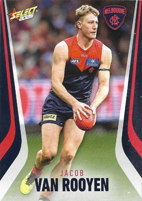 Jacob Van Rooyen #141 Melbourne Demons | 2026 Select AFL Footy Stars | Trading Card