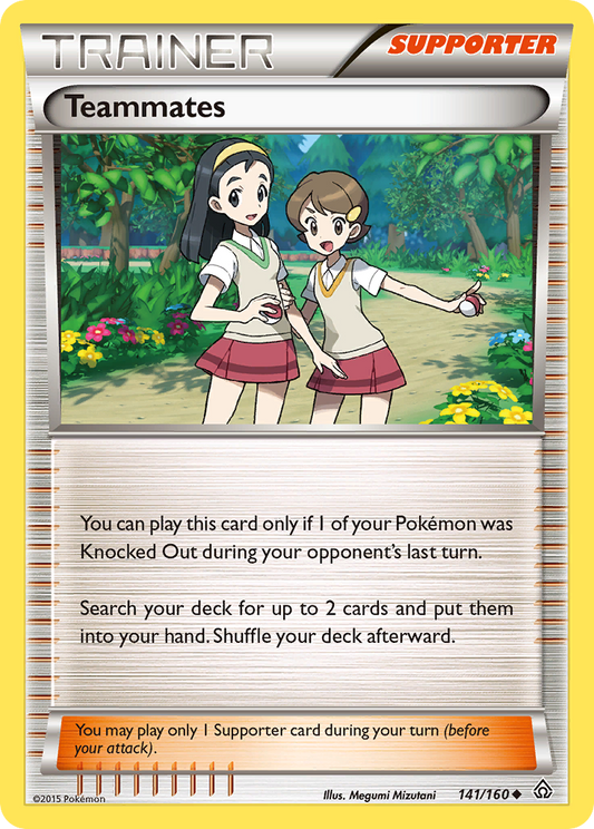 Teammates 141/160 Uncommon | Primal Clash | Pokemon Card