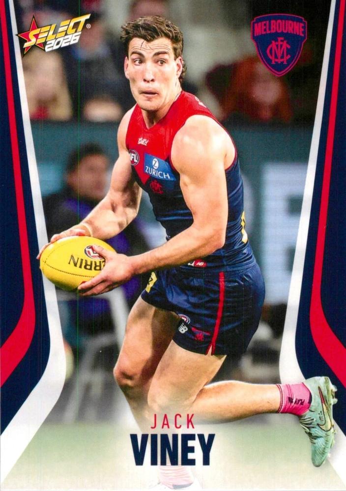 Jack Viney #142 Melbourne Demons | 2026 Select AFL Footy Stars | Trading Card