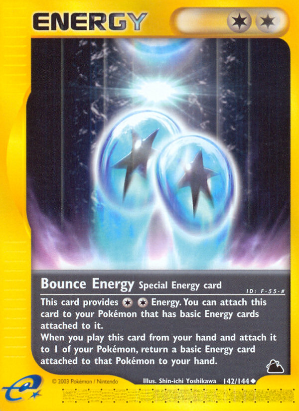 Bounce Energy 142/144 Uncommon | Skyridge | Pokemon Card
