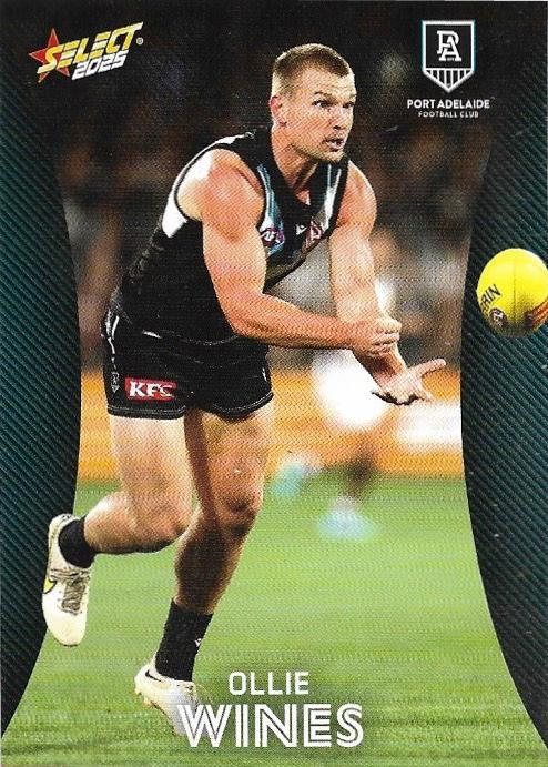 Ollie Wines #143 Port Adelaide Power | 2025 Select AFL Footy Stars | Trading Card
