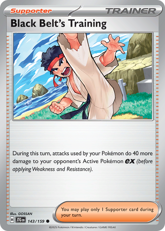 Black Belt's Training 143/159 Common | Journey Together | Pokemon Card