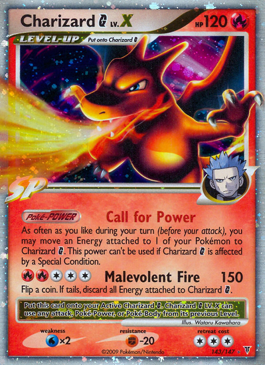 Charizard G LV.X 143/147 Rare Holo LV.X | Supreme Victors | Pokemon Card