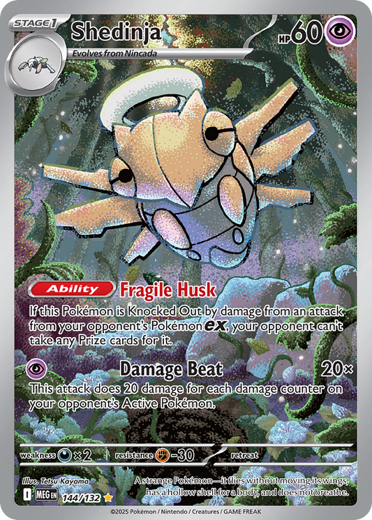 Shedinja 144/132 Illustration Rare | Mega Evolution | Pokemon Card